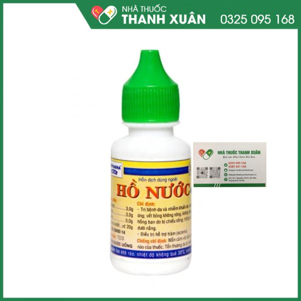 Hồ nước - điều trị bệnh da và nhiễm khuẩn da